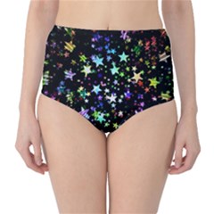 Christmas Star Gloss Lights Light Classic High-waist Bikini Bottoms by Ket1n9