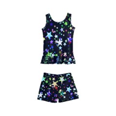 Christmas Star Gloss Lights Light Kids  Boyleg Swimsuit by Ket1n9