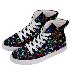 Christmas Star Gloss Lights Light Men s Hi-top Skate Sneakers by Ket1n9