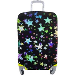 Christmas Star Gloss Lights Light Luggage Cover (large) by Ket1n9