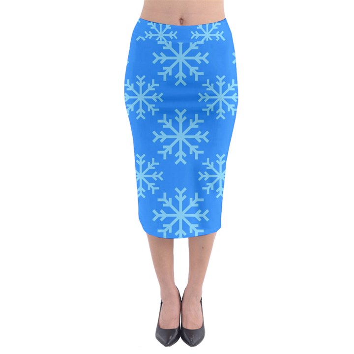 Holiday Celebration Decoration Background Christmas Midi Pencil Skirt