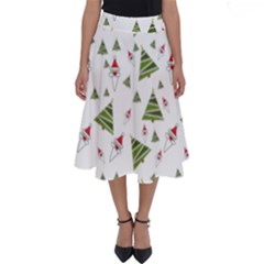 Christmas-santa-claus-decoration Perfect Length Midi Skirt by Ket1n9