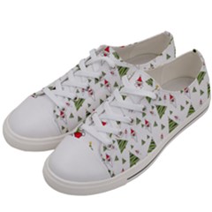 Christmas-santa-claus-decoration Women s Low Top Canvas Sneakers by Ket1n9