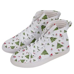 Christmas-santa-claus-decoration Women s Hi-top Skate Sneakers by Ket1n9