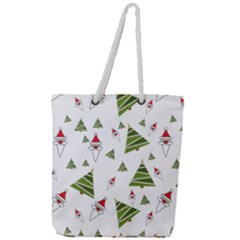 Christmas-santa-claus-decoration Full Print Rope Handle Tote (large) by Ket1n9