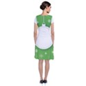 Christmas-bauble-ball Short Sleeve Front Wrap Dress View2