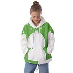 Christmas-bauble-ball Kids  Oversized Hoodie by Ket1n9