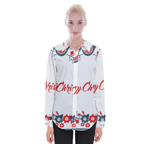 Merry-christmas-christmas-greeting Womens Long Sleeve Shirt by Ket1n9