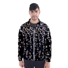 Christmas-bokeh-lights-background Men s Windbreaker by Ket1n9