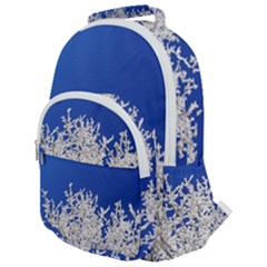 Crown-aesthetic-branches-hoarfrost- Rounded Multi Pocket Backpack by Ket1n9