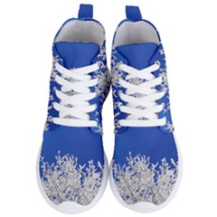 Crown-aesthetic-branches-hoarfrost- Women s Lightweight High Top Sneakers by Ket1n9