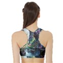 Fantastic World Fantasy Painting Sports Bra with Border View2