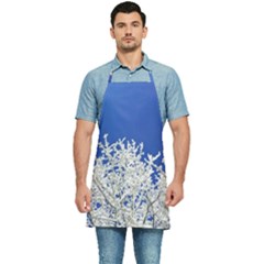 Crown-aesthetic-branches-hoarfrost- Kitchen Apron by Ket1n9