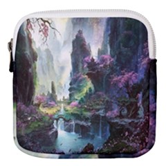 Fantastic World Fantasy Painting Mini Square Pouch by Ket1n9