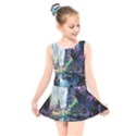 Fantastic World Fantasy Painting Kids  Skater Dress Swimsuit View1