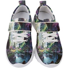 Fantastic World Fantasy Painting Kids  Velcro Strap Shoes by Ket1n9