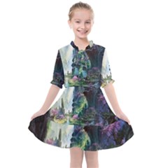 Fantastic World Fantasy Painting Kids  All Frills Chiffon Dress by Ket1n9