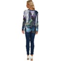 Fantastic World Fantasy Painting Long Sleeve Crew Neck Pullover Top View4