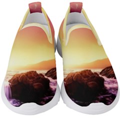 California-sea-ocean-pacific Kids  Slip On Sneakers by Ket1n9