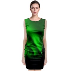 Aurora-borealis-northern-lights- Classic Sleeveless Midi Dress by Ket1n9