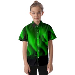 Aurora-borealis-northern-lights- Kids  Short Sleeve Shirt by Ket1n9