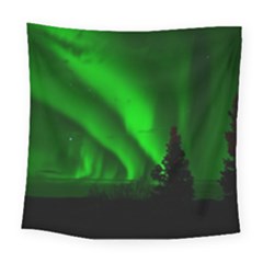 Aurora-borealis-northern-lights- Square Tapestry (large) by Ket1n9