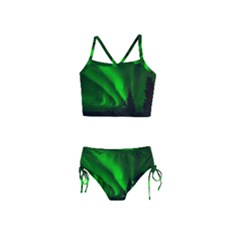 Aurora-borealis-northern-lights- Girls  Tankini Swimsuit by Ket1n9