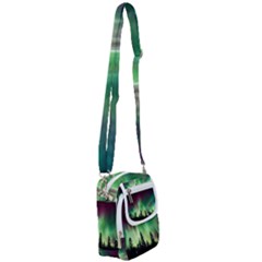 Aurora-borealis-northern-lights Shoulder Strap Belt Bag by Ket1n9