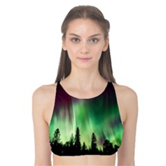 Aurora-borealis-northern-lights Tank Bikini Top by Ket1n9