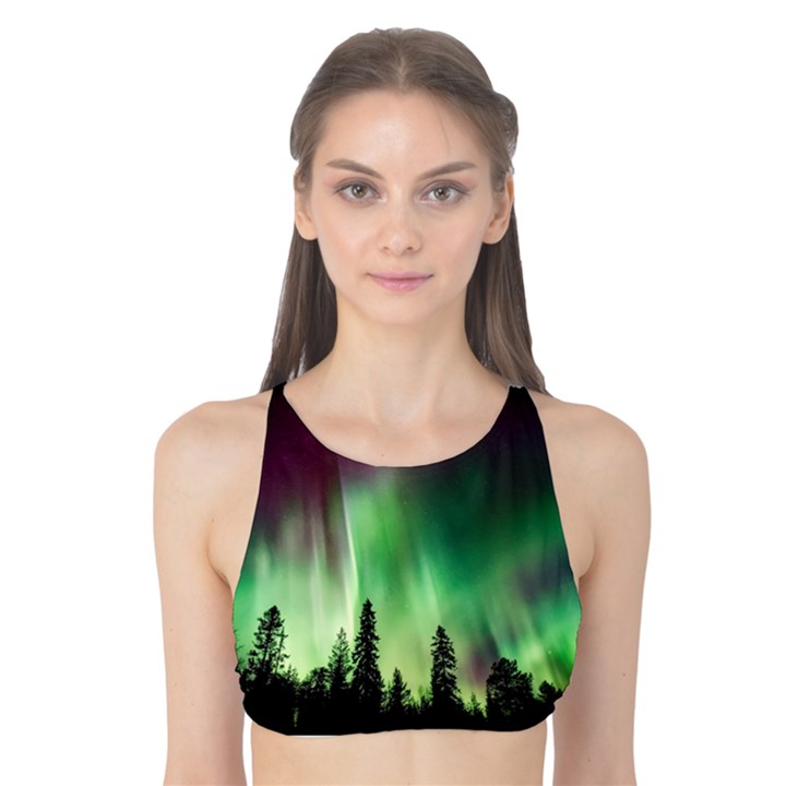 Aurora-borealis-northern-lights Tank Bikini Top