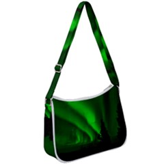 Aurora-borealis-northern-lights- Zip Up Shoulder Bag by Ket1n9