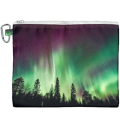 Aurora-borealis-northern-lights Canvas Cosmetic Bag (xxxl) by Ket1n9