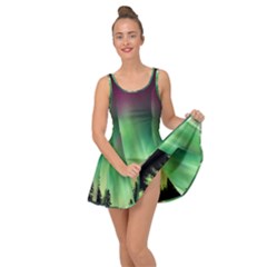 Aurora-borealis-northern-lights Inside Out Casual Dress by Ket1n9