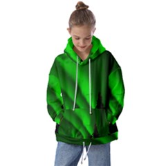 Aurora-borealis-northern-lights- Kids  Oversized Hoodie by Ket1n9