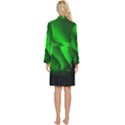 Aurora-borealis-northern-lights- Long Sleeve Velvet Robe View4