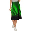 Aurora-borealis-northern-lights- Midi Panel Skirt View1