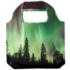 Aurora-borealis-northern-lights Foldable Grocery Recycle Bag by Ket1n9