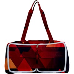 Abstract Triangle Wallpaper Multi Function Bag by Ket1n9