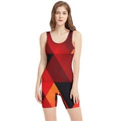 Abstract Triangle Wallpaper Women s Wrestling Singlet by Ket1n9