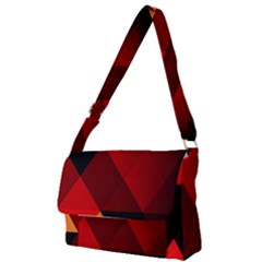 Abstract Triangle Wallpaper Full Print Messenger Bag (s) by Ket1n9