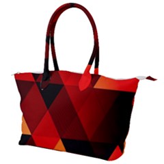 Abstract Triangle Wallpaper Canvas Shoulder Bag by Ket1n9