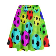 Balls Colors High Waist Skirt by Ket1n9