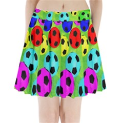 Balls Colors Pleated Mini Skirt by Ket1n9