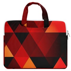 Abstract Triangle Wallpaper Macbook Pro 16  Double Pocket Laptop Bag  by Ket1n9