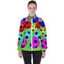 Balls Colors Women s High Neck Windbreaker View1