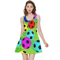 Balls Colors Inside Out Reversible Sleeveless Dress by Ket1n9