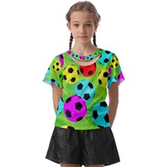 Balls Colors Kids  Front Cut T-shirt