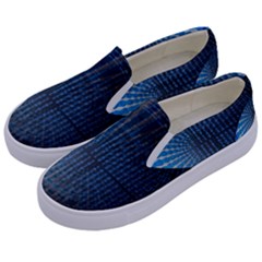 Data-computer-internet-online Kids  Canvas Slip Ons by Ket1n9