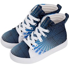 Data-computer-internet-online Kids  Hi-top Skate Sneakers by Ket1n9