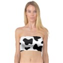 Animal-print-black-and-white-black Bandeau Top View1